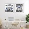 Stupell Industries Gamer Culture Phrases 2pc Framed Giclee Set, design by Kim Allen
